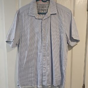 Ted Baker Light Blue Patterned Casual Shirt